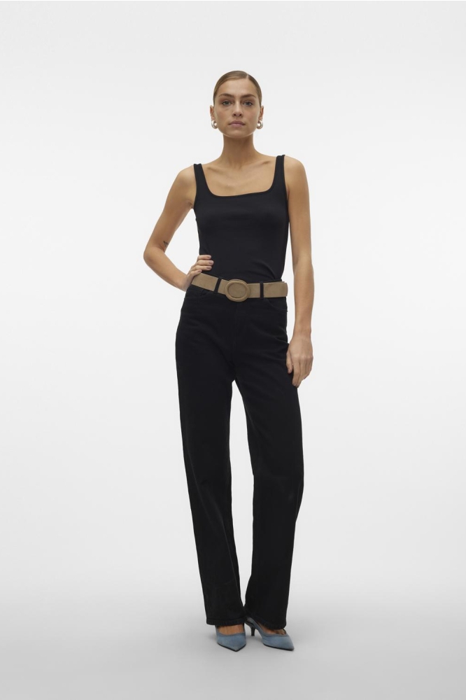 VMCHLOE SL SHORT SQUARE TOP GA JRS 10306895 Black